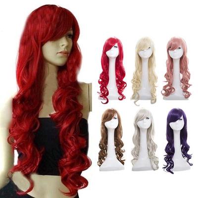 Women Fashion Heat Resistant Big Spiral Curl Cosplay Wigs Buy At A