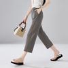 SOFSIL Women's Mulberry Silk Blend Straight-Leg Pants