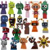 Cross New Rhythm Box Black Monster Music Game Building Block Toy Model