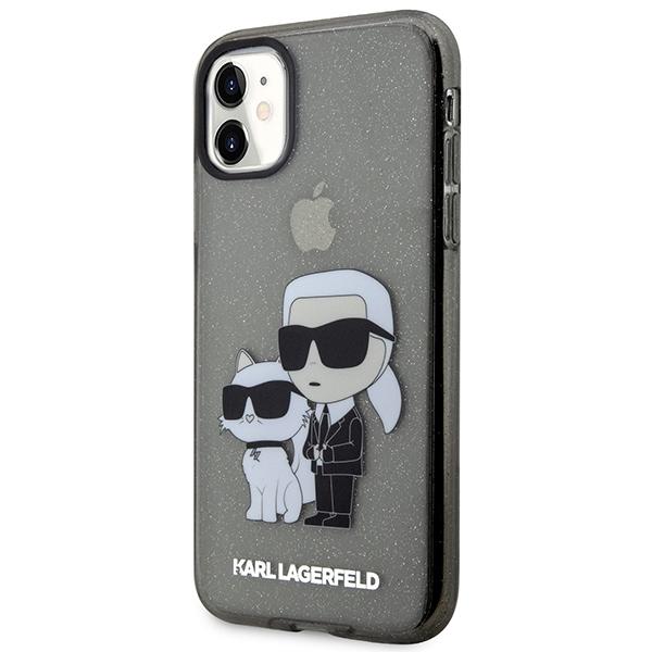 Karl Lagerfeld Klhcn61Hnkctgk Iphone 11/ Xr 6,1 Czarny/Black Hardcase Gliter Karl&Choupette