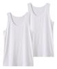 Inner shirts for boys and smooth stretch tank set of 2 boys and set of size 130 [Nissen] girls, sweat-absorbing, quick-drying, tops, (for girls),