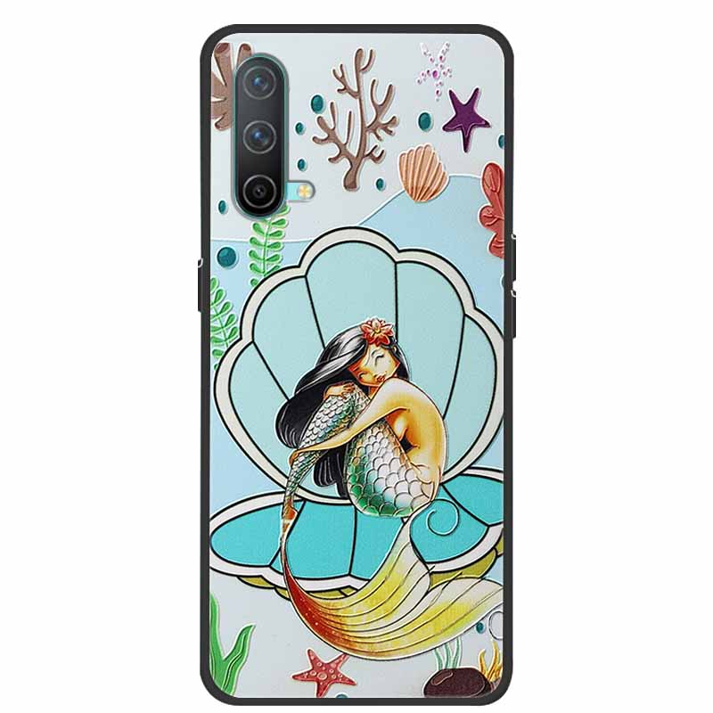 3D Phone Case For OnePlus Nord CE5 CE CE2 CE3 CE4 Relief Emboss Flower Cover for OnePlus Nord CE 2 3 4 5 Silicone Soft Protector