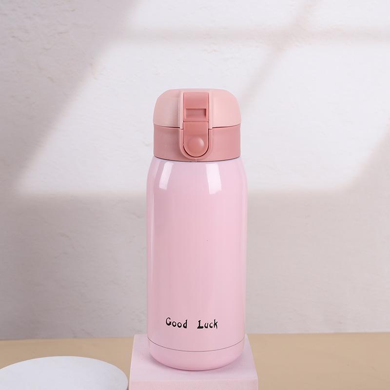 200ML/350ML Mini Thermos Cup Small Capacity Vacuum Flask Stainless Steel Pocket Cup Coffee Mug Kids Insulated Hot Water Bottle