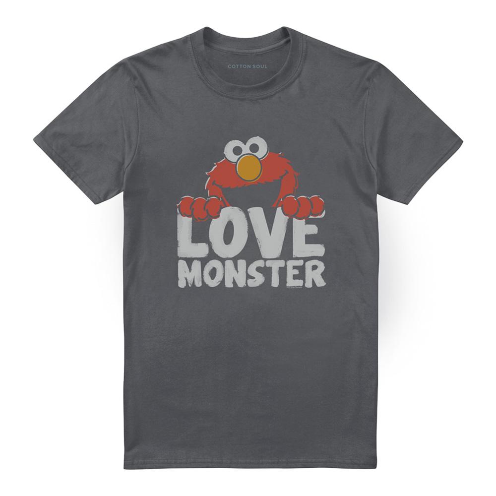 Sesame Street Unisex Adult Love Monster T-Shirt