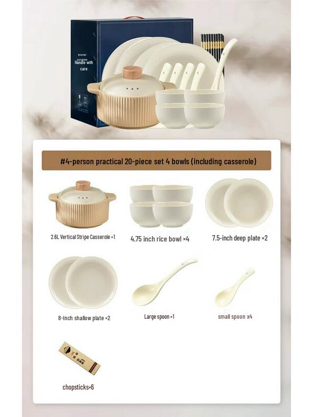 Mo De Lanka Ceramic Dinnerware Set