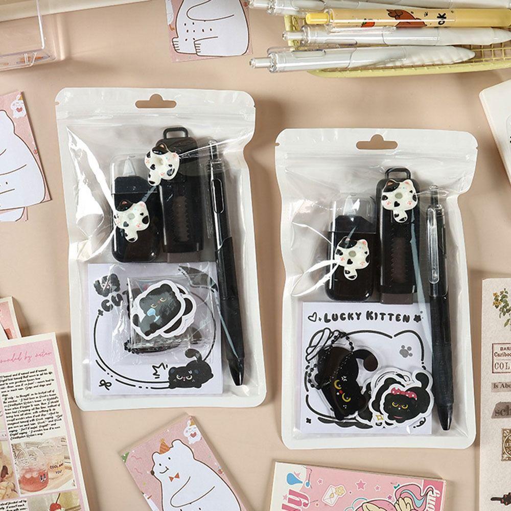 Lernmaterialien Kugelschreiber Lernset Radiergummi Anzug Cartoon Korrekturband Geschenk zum Schulanfang