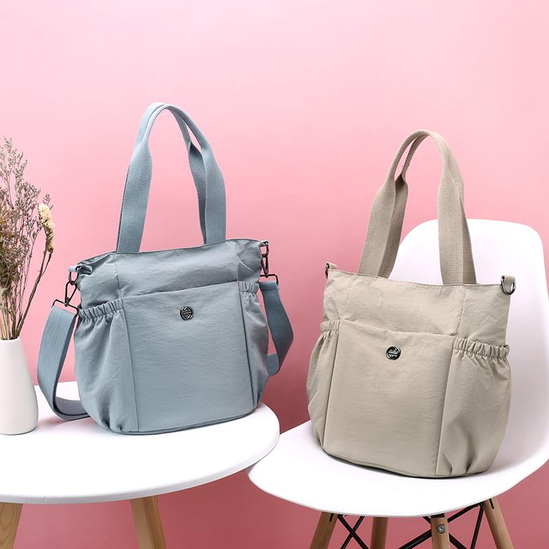 Damen Umhängetasche Nylon Handtasche Leichte Tragetasche