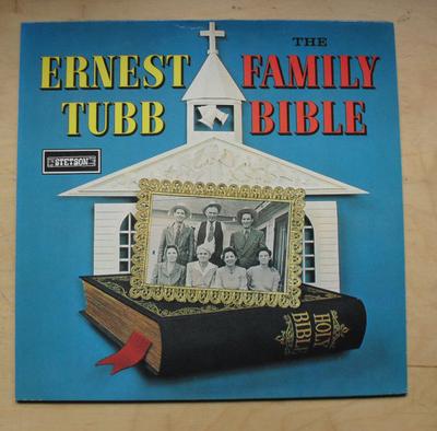 LP Record ERNEST TUBB - The Family Bible HAT3120 Stetson UK Folk Used