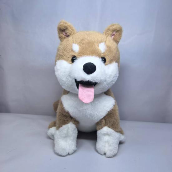 Peluche Cane Shiba Giocattolo Morbido di Peluche Cane Shiba Carino Peluche Coccoloso Regalo per Bambini Amanti dei Cani Decorazione per Camera da Letto