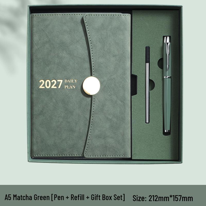 A5 2027 Spanish-English Daily Diary & Planner Gift Set