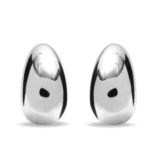 LeCalla S925 Sterling Silver Jewelry Omega-Clip Back Pierce Earrings for Women And Girls