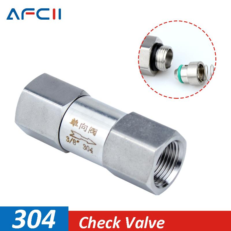 1/8'' 1/4'' 3/8'' 1/2'' 3/4'' 1'' BSPP Inch Female Tube SS304 SS316 One Way Fuel Non Return Check Valve