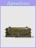 Pu Vintage Motorcycle Shoulder Bag With Chain Lock For Street Style Women