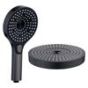 Grey Round 3-Mode Shower Head Set