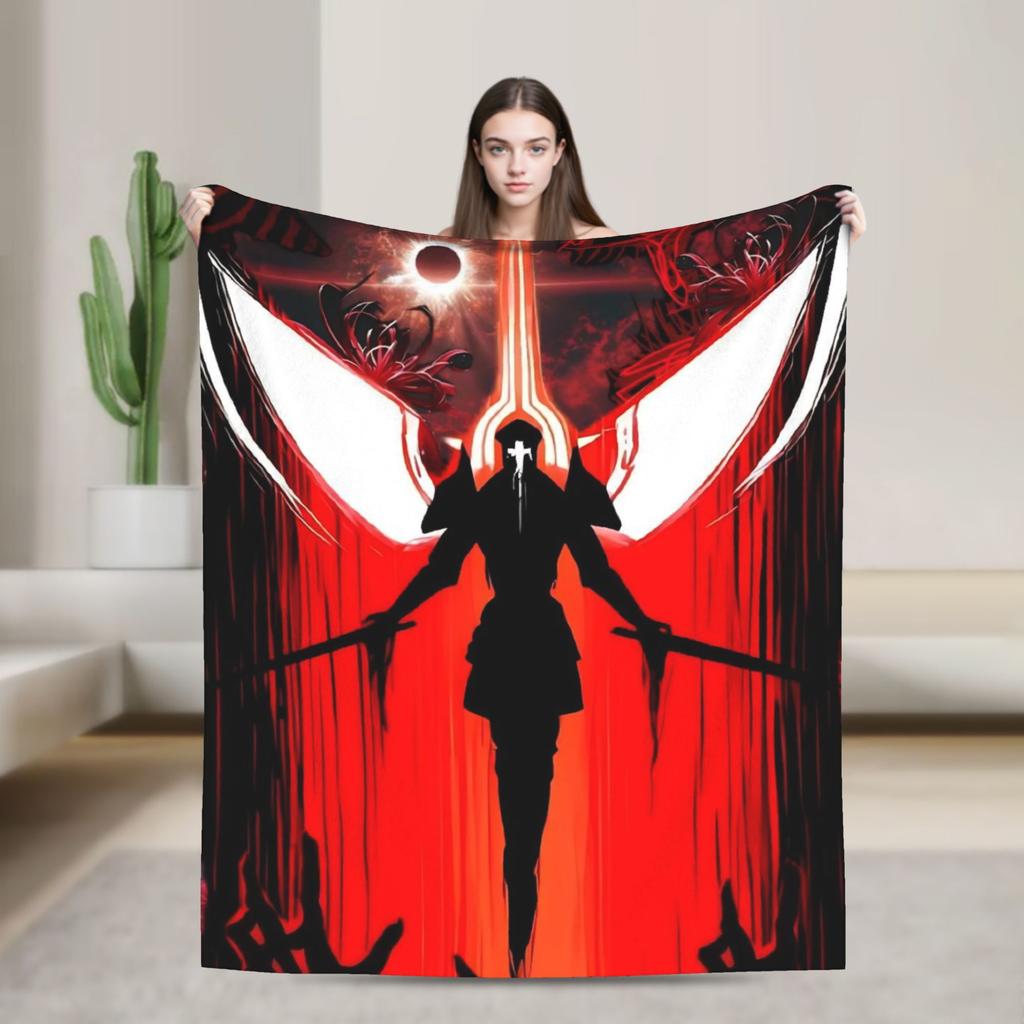 Ultrakill Gabriel game Blanket  Soft Warm Fluffy Plush Throw Blanket For Couch Chair Decorative Flannel Bedspread Bed Cover