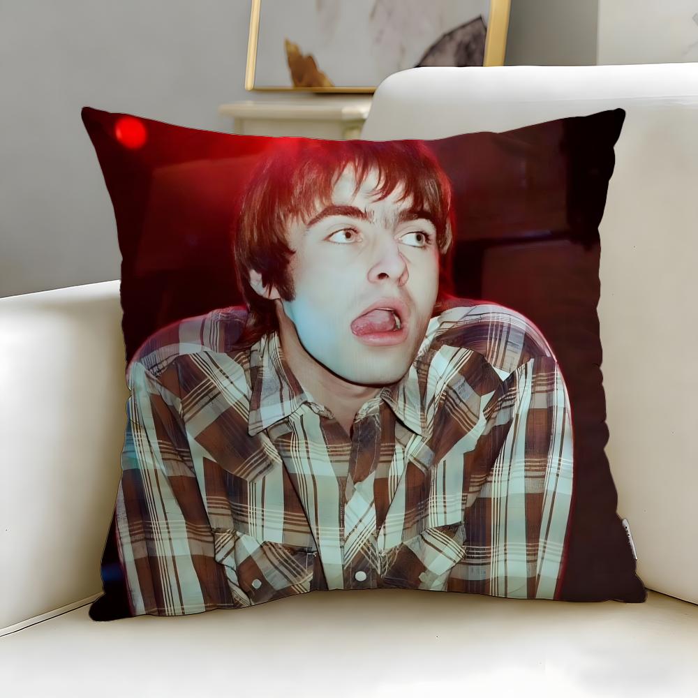 популярный певец Лиам Галлахер Наволочка Мягкая Легко стираемая Наволочка Универсальная для Дивана Кровати Путешествий и Офиса 30X30cm