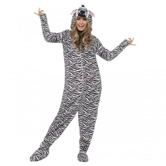 Smiffys Unisex Adult Zebra Costume