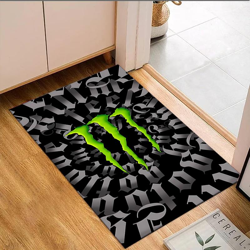 1 Stück Monster Drink Teppich Bodenmatte, Anti-Rutsch-Matte Stuhlteppich Für Wohnzimmer, Schlafzimmer, Fußmatte Heimdeko Geschenk Weihnachtsgeschenke