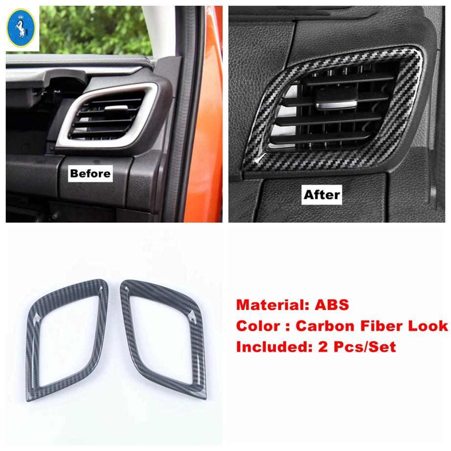 ABS Car Window Lift Button / Head Lamps / Air AC / Armrest Box Anti Kick Panel Cover Trim Accessories For Isuzu D-Max