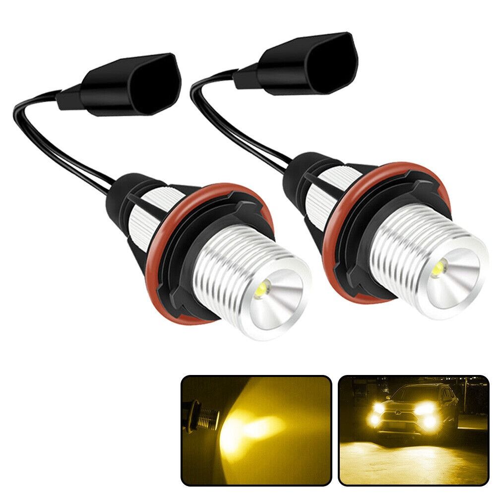 2Pcs 5W Halo Headlight Bulbs LED Light Bulb for BMW E39 E63 E64 E53 E60 E87 Car Accessories