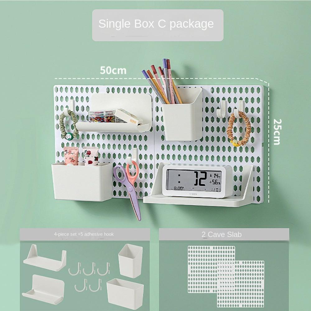 Wall-mounted Storage Holder Strong Bearing Capacity Pegboard Hot Sale Storage Rack Home Supplies