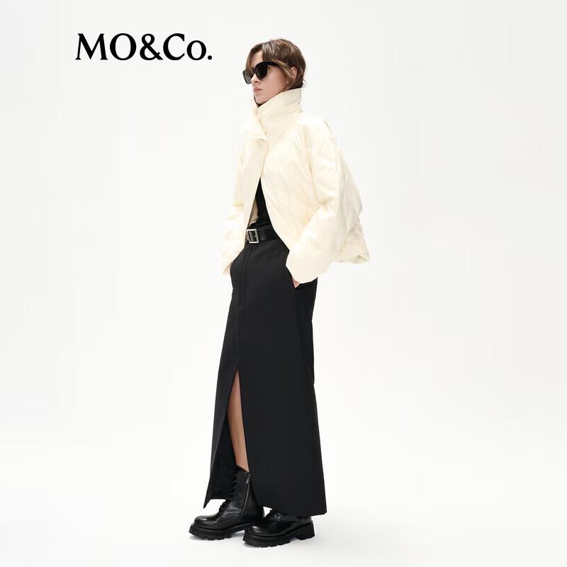 

MO&Co. Women s Windproof Asymmetrical Wrap Down Jacket M