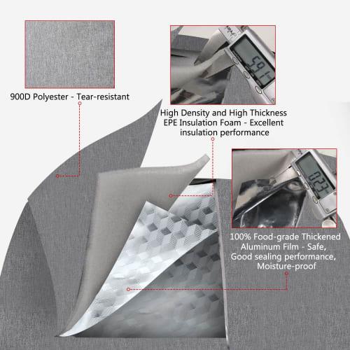 Gloppie Small Lunch Bag, Mini Lunch Box, Insulated Lunch Bag for Men and Women, Petite Lunch Box for Adults, Portable Lunch Pail, Insulated Lunch Cont