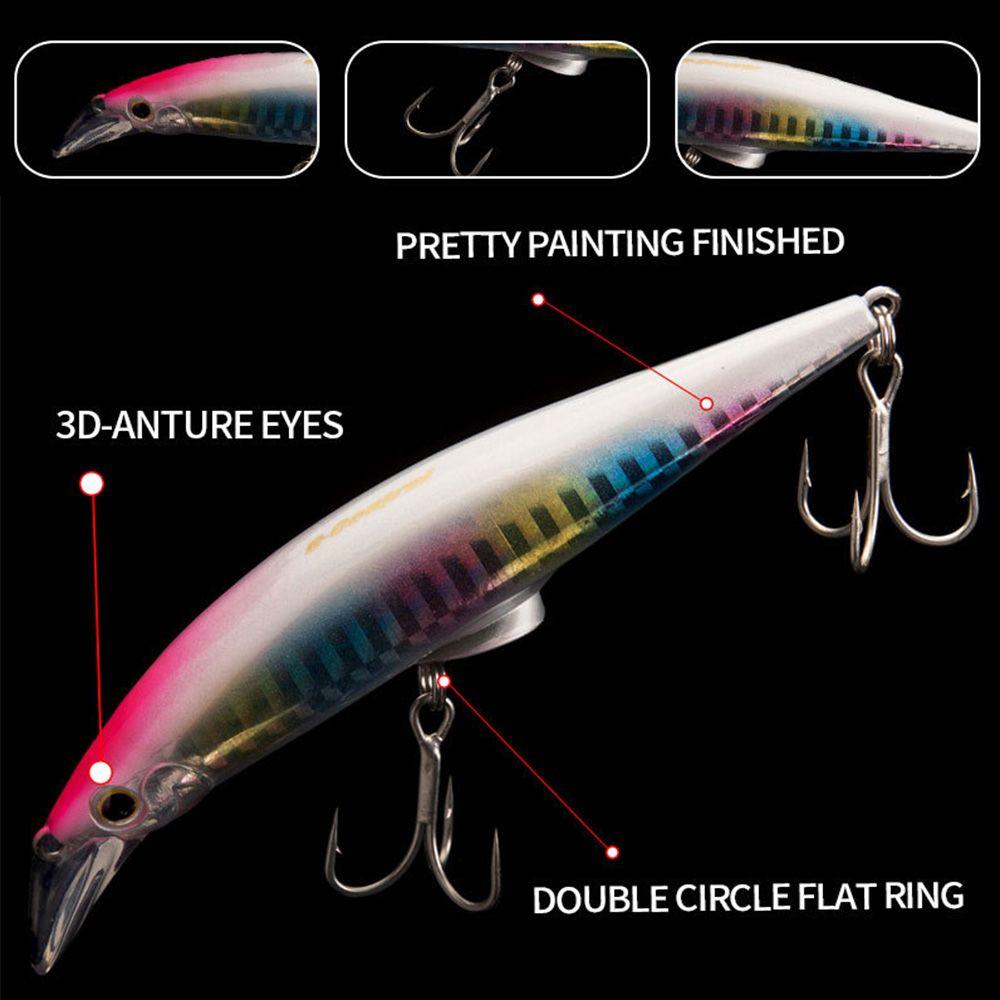 Leurre Sinking Lure VMC Treble Hook Isca Artificial Lures 9093 Pike Lure Fishing