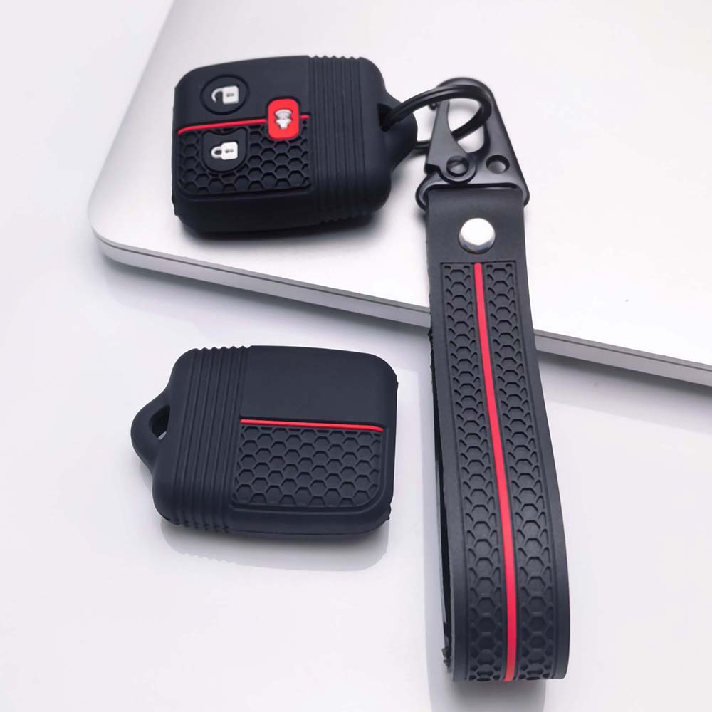 Key Cover for Ford Ranger Escape F-150 F-250 F-350 Super with Keychain Anti-Scratch Guard Shockproof Protection Soft Grip Texture Dust Resistant Cover