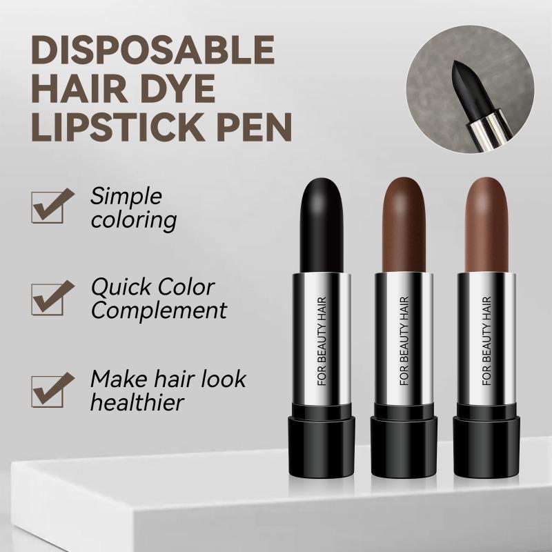 Black Brown Temporary Hair Coloring Covered White Hairs Hairline Disposable Hair Dye Stick Smear Type Hair Dye