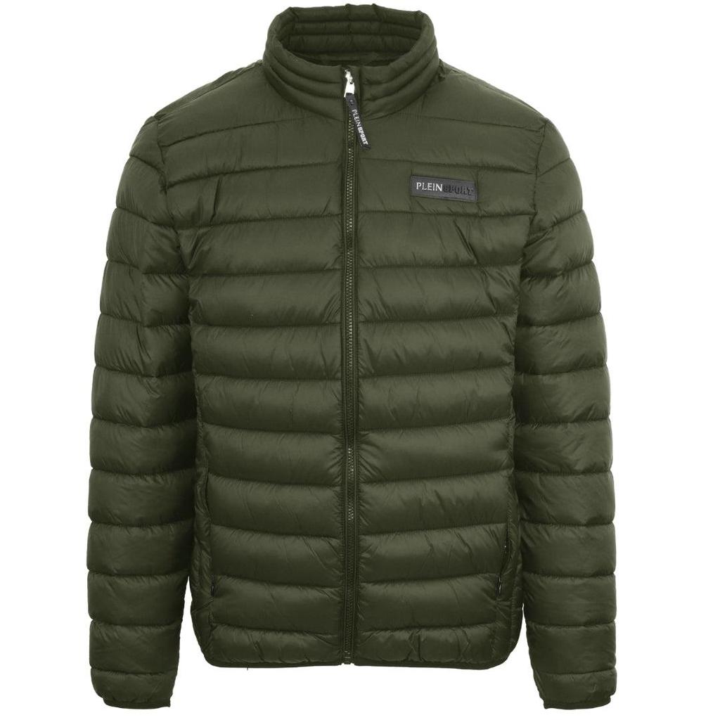 Plein Sport Men's Patch Logo Padded Jacket