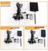 Smart Remote ST38 Solar LED String Lights - Waterproof Decorative Atmosphere for Outdoor Weddings and Camping