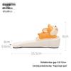 Cartoon Animal PVC Door Stopper - Creative, Anti-collision, Child Safety Door Holder for Living Room