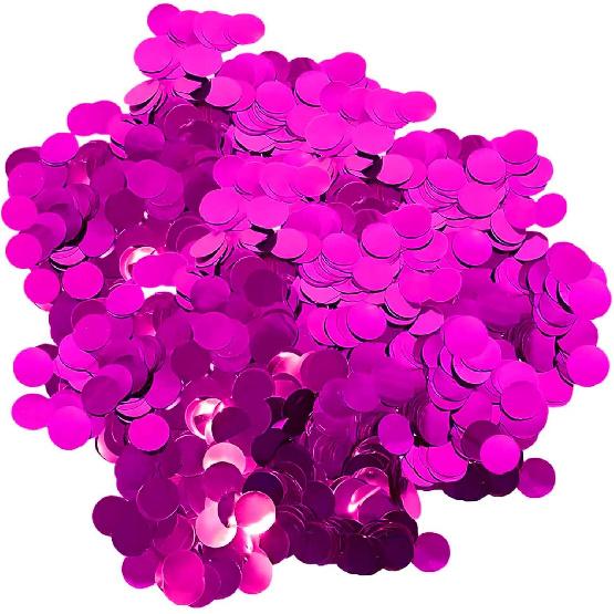 Rainbow Metallic Foil Confetti 8000 Pcs Multicolor Shiny Round Table Confetti for Fill Balloon Wedding Graduation Party Decorations,60g of pack