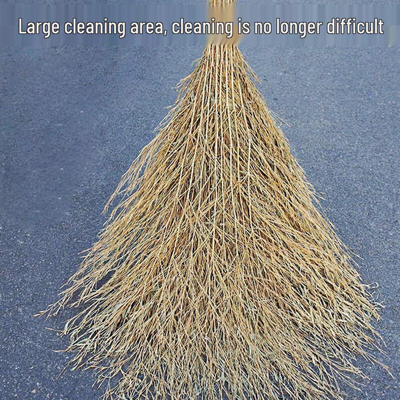 USAN HOME Bamboo Handle Broom