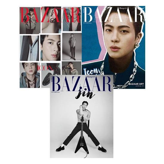 

HARPER S BAZAAR Корея 2024 Сентябрь, BTS JIN, Новые джинсы Minji, K POP, KFASHION