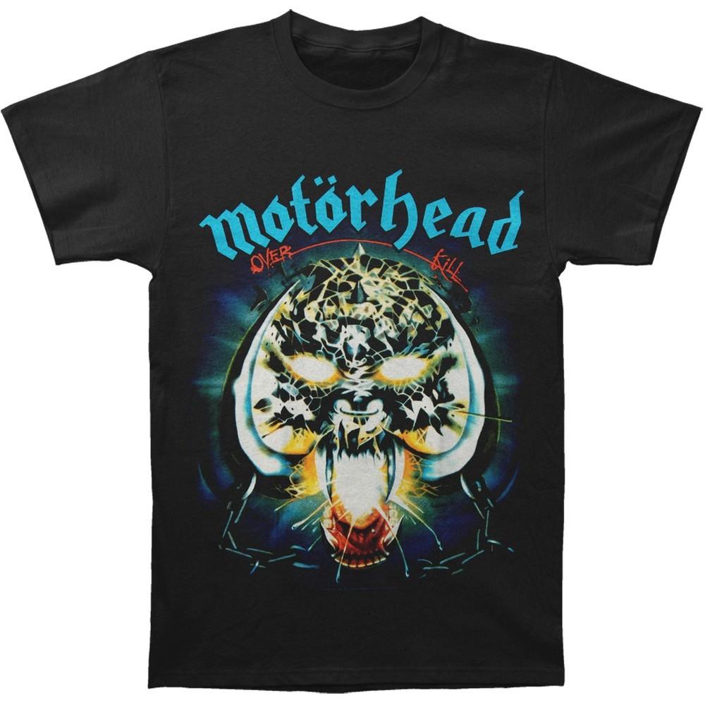 Motorhead Overkill Slim Fit T-shirt Large Black Unisex T-Shirt L