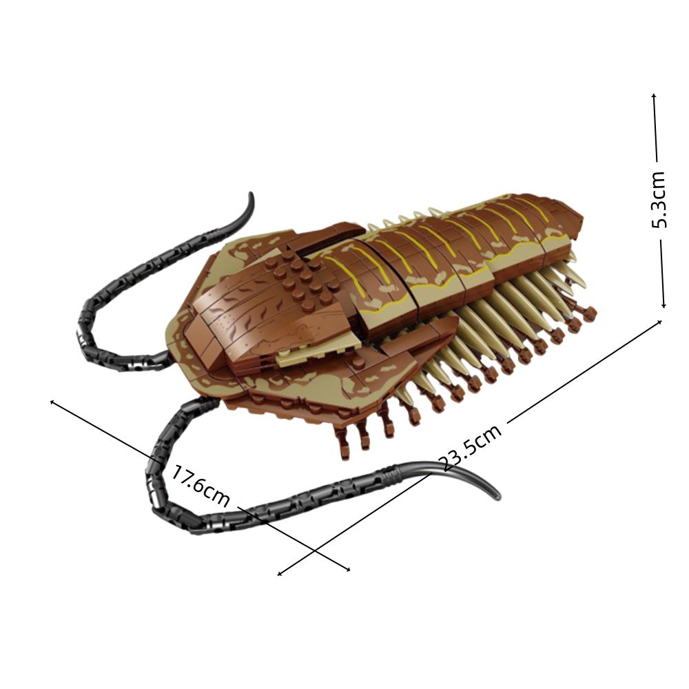 MOC Bionic Animal Figures Centipede Scorpion Spider Trilobites Building Blocks Model Set Educational Learning Toy for Kids