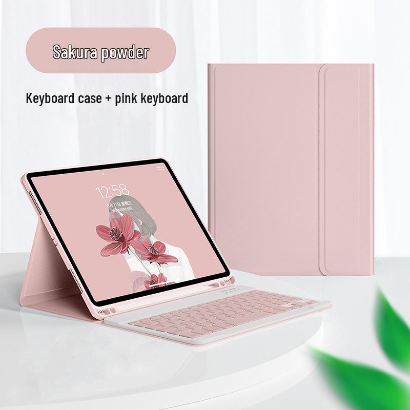 Samsung A8 Tablet Case with Detachable Bluetooth Keyboard, Pen Slot & Mouse, 10.5-inch