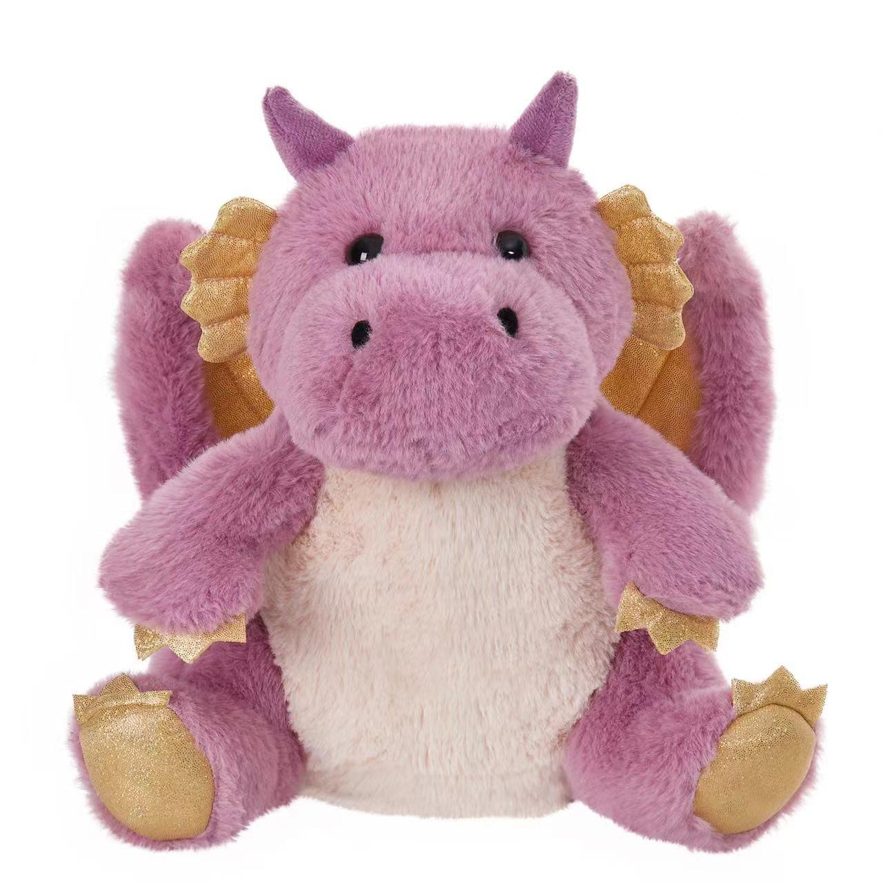 

Little Dinosaur Doll Gift To Girls Holding Sleeping Dolls on The Bed see details