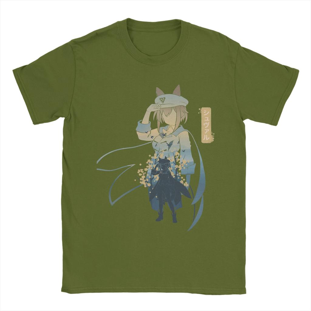 Unisex TShirts Cheval Grand Uma Musume Anime Fashion 100 Cotton Tee Shirt Short Sleeve T Shirts Crew Neck Clothing Summer