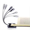 Notenständerlicht, LED-Buchleuchten zum Anklemmen, USB- und AAA-Batteriebetrieben, Leselampe im Bett, 4 Helligkeitsstufen, Ideal für Bo