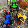 Farmer Stunt Car Inertia 4x4 Dual Inertia Stunt Green Climbing 360° Spin Flip Shock Thickened Tires Off-Road Scooter Toy Car As a Halloween Gift