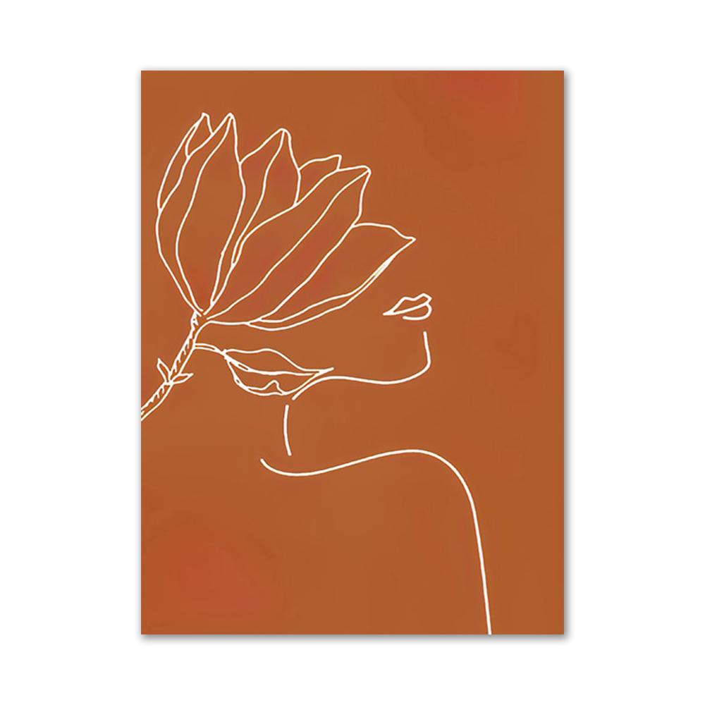 

Абстрактная печать на холсте, цветные блоки, растительный лист, холст, картина, декоративная домашняя спальня, настенное искусство, постер для гостиной, Декор, искусство 21x30cm No Frame