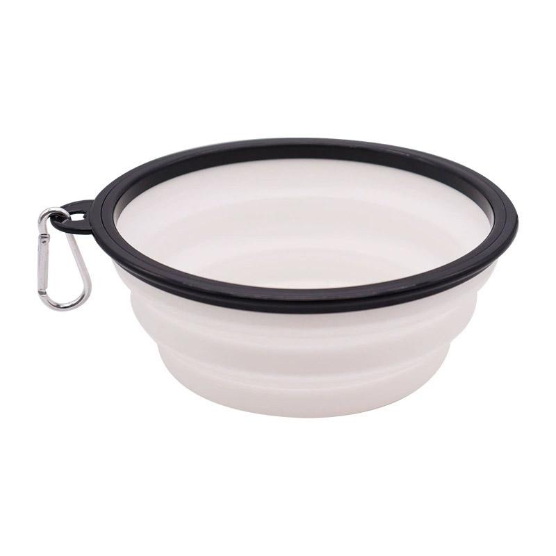 350/1000ML Pet Folding Silicone Bowl Dog Food Bowl Water Travel Portable Bowl Universal Food Bowl for Cats and Dogs Water Bowl