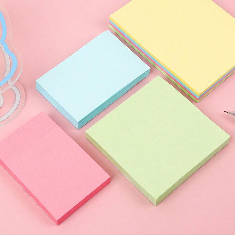 100pcs 7.6cm Sticky Notes Paper Daily To Do Memo Pad Check List Bookmark Marker Flags Planner Office Supplies School Stationery