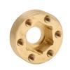 4PCS RC Wheel Hex Hub Adapter 1.9 2.2in Rustproof Widen Brass Wheel Weights for RC Crawler 9mm / 0.35in