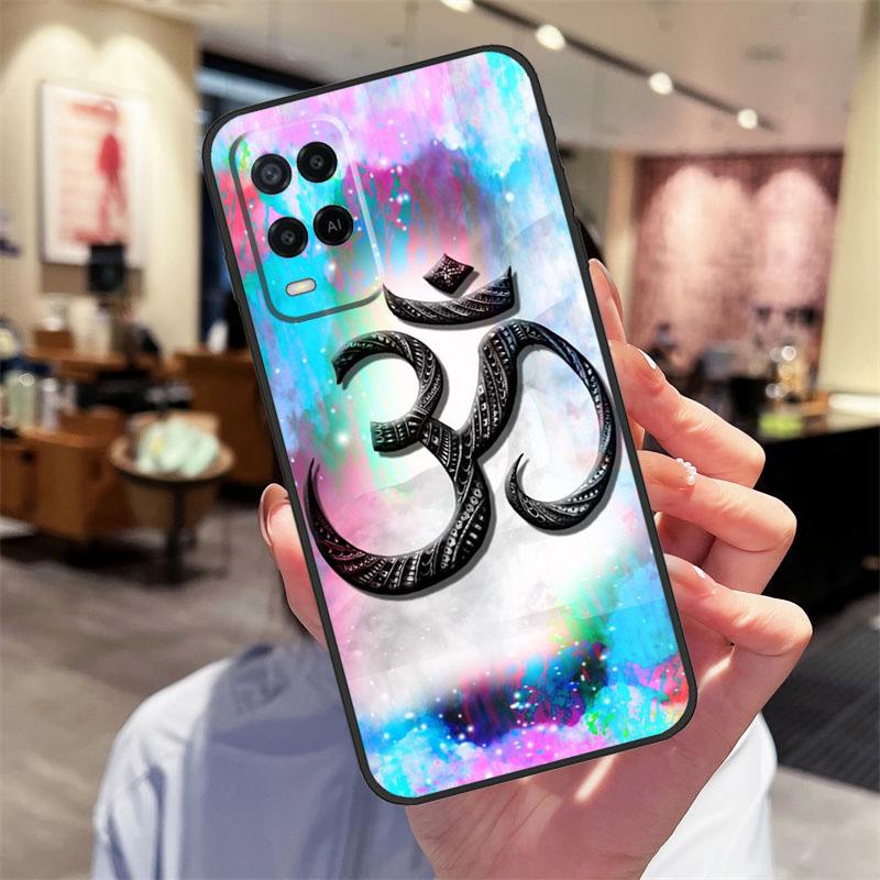 Custodia Simbolo Hindu Yoga Om Per Oppo A40 A60 A80 A18 A38 A58 A78 A98 A16 A76 A96 A15 A17 A77 A74 A94 A54 A57S
