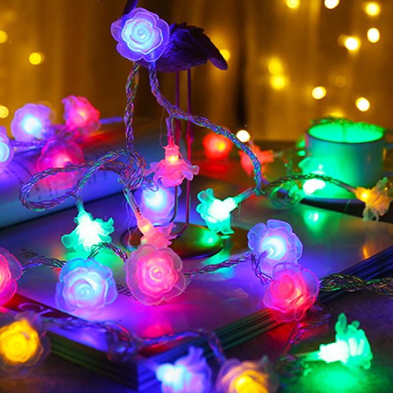 Cherry Blossom Waterproof Solar String Lights for Outdoor Garden and Balcony Décor