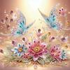 5D DIY Partial Special Shaped Drill Diamond Painting Kit Butterfly Decoration